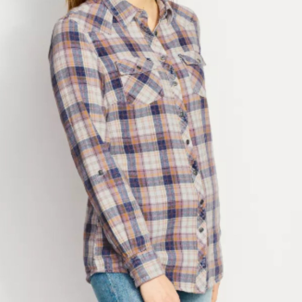 Orvis Women's Plaid Shirt: Size Medium